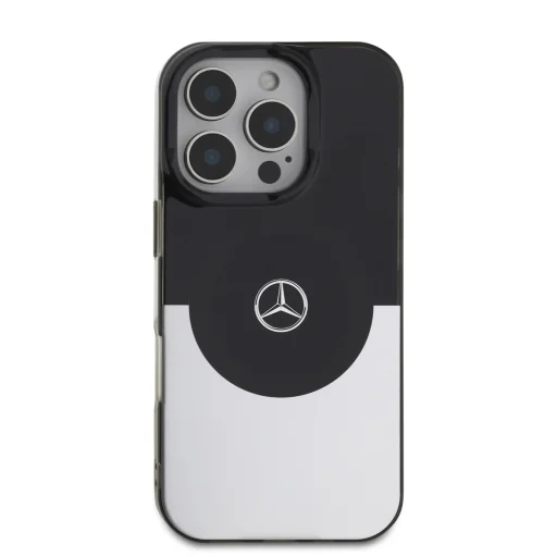 Mercedes PC/TPU Kétrétegű MagSafe tok iPhone 16 Pro Max Fekete/Ezüst tok - 2