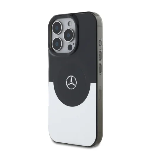 Mercedes PC/TPU Kétrétegű MagSafe tok iPhone 16 Pro Max Fekete/Ezüst tok - 3