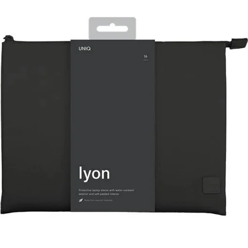 Uniq Lyon Waterproof RPET laptop táska 15/16 - fekete - 3