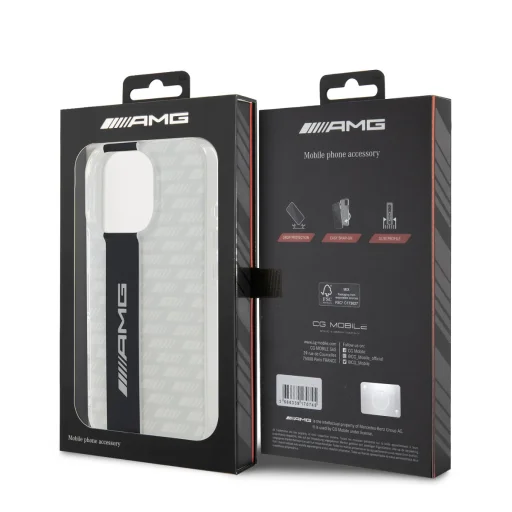 AMG Carbon Pattern tok iPhone 16 Pro Max fehér - 6