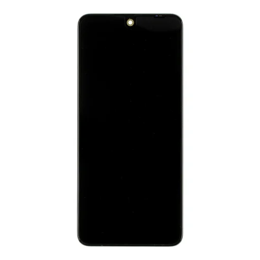 LCD kijelző + érintőpanel + előlap Xiaomi Redmi Note 12 4G fekete (Szervíz csomag) - 1