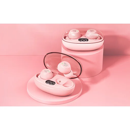 ONIKUMA T305 Gaming TWS fülhallgató (Pink) - 4