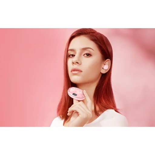 ONIKUMA T305 Gaming TWS fülhallgató (Pink) - 6