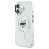  iPhone 16 Plus fehér Karl Lagerfeld IML Metal Choupette Head MagSafe tok - 2