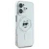 iPhone 16 Plus fehér Karl Lagerfeld IML Metal Choupette Head MagSafe tok - 4