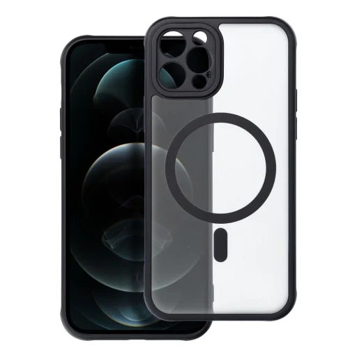 FULL MATTE MAG COVER tok kompatibilis MagSafe-fel iPhone 12 Pro fekete - 5