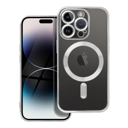 ELECTRO MAG COVER tok kompatibilis MagSafe-el IPHONE 14 Pro ezüst - 1