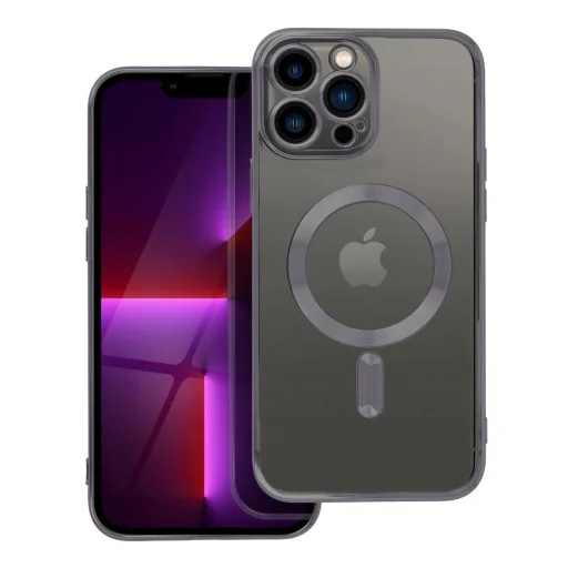 ELECTRO MAG COVER tok, kompatibilis a MagSafe-fel, IPHONE 13 Pro Max fekete - 1