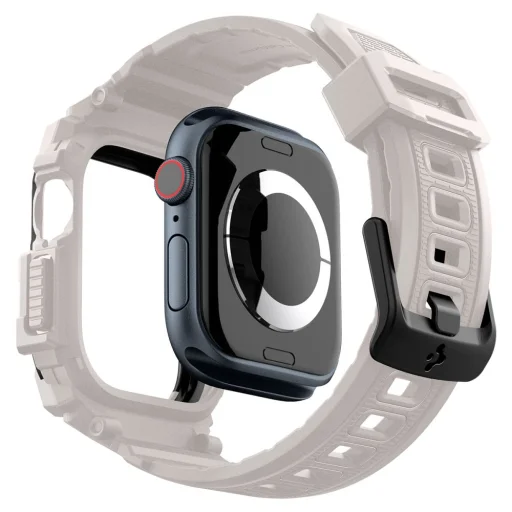  Apple Watch 10/11 (46 mm) Homokszín SPIGEN Rugged Armor "Pro" tok, szíj - 8
