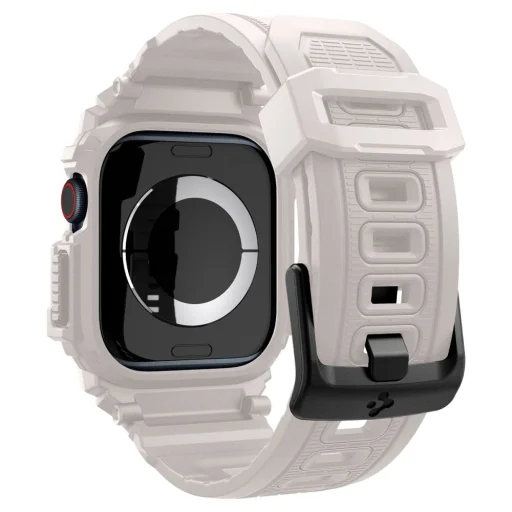 Apple Watch 10/11 (46 mm) Homokszín SPIGEN Rugged Armor "Pro" tok, szíj - 2
