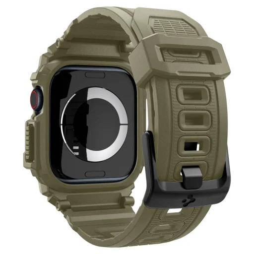  Apple Watch 10/11 (46 mm) Vintage Khaki SPIGEN Rugged Armor "Pro" tok, szíj - 2