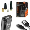 Elektromos kerékpár/autó pumpa kompresszor LCD 2x2000mAh USB-C LTC thumbnail