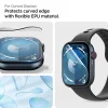 Apple Watch 10/11 (46mm) Spigen Elite Shield Hibrid üvegfólia "ez Fit" 2-darabos Készlet átlátszó - 9
