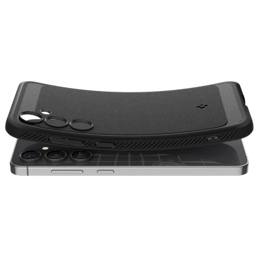 Galaxy S24 Fe Matt Fekete Spigen Rugged Armor Tok - 5