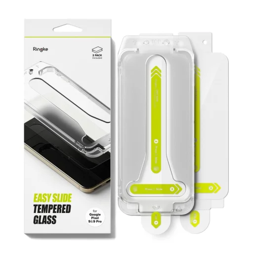 RINGKE EASY SLIDE 2-PACK GOOGLE PIXEL 9 / 9 PRO / 10 / 10 PRO ÁTLÁTSZÓ üvegfólia - 8