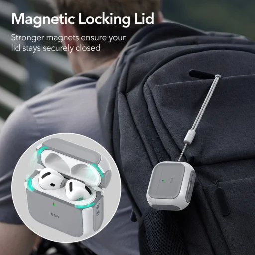  ESR Orbit Halolock MagSafe Apple AirPods 4 fehér tok - 2
