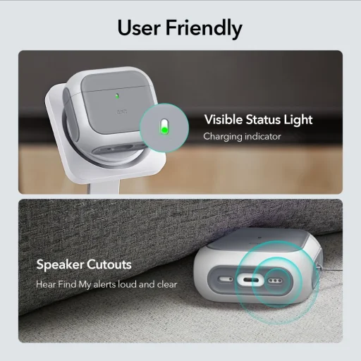  ESR Orbit Halolock MagSafe Apple AirPods 4 fehér tok - 7