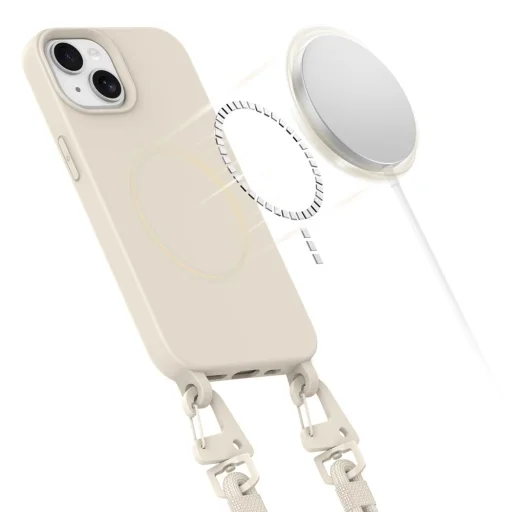 Tech-protect Magnecklace Magsafe Iphone 13 Kozmikus Latte Tok - 3