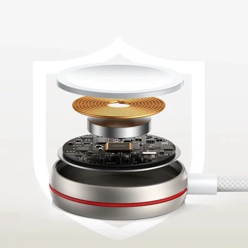 Joyroom induktív töltő Apple Watch-hoz 1.2m fehér (S-IW011) tok - 10