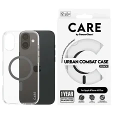CARE by PanzerGlass Flagship Case iPhone 16 Plus 6.7" fekete/fekete MagSafe 1347 tok