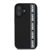  iPhone 16 Fekete DKNY 3D Rubber Repeat Logo Line tok thumbnail