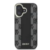  iPhone 16 Fekete DKNY PU Bőr Kockás Minta Magsafe tok thumbnail