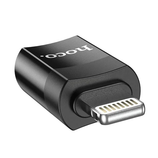 HOCO adapter Type C (anya) - Lightning 8-pin UA17 fekete - 2
