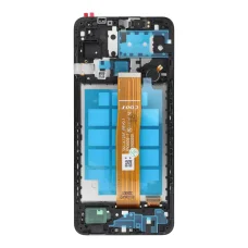 LCD kijelző SAMSUNG A12 A125 OEM teljes kerettel