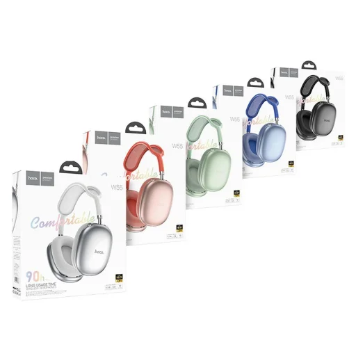 HOCO vezeték nélküli Bluetooth fejhallgatók W55 mély űrszürke - 5