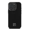  iPhone 16 Pro Max Fekete DKNY PU Bőr Stack Logo Magsafe tok thumbnail