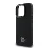  iPhone 16 Pro Max Fekete DKNY PU Bőr Stack Logo Magsafe tok thumbnail