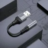 HOCO adapter USB-A (hím) Jack 3,5 mm (női) LS36 0,12 m fekete thumbnail