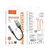 HOCO adapter USB-A (hím) Jack 3,5 mm (női) LS36 0,12 m fekete thumbnail