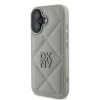  iPhone 16 Plus Szürke DKNY PU bőr steppelt logós tok thumbnail