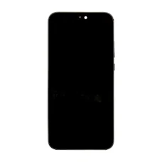 LCD kijelző + Érintőegység + Előlap Huawei P20 Lite Fekete (Logo nélkül)