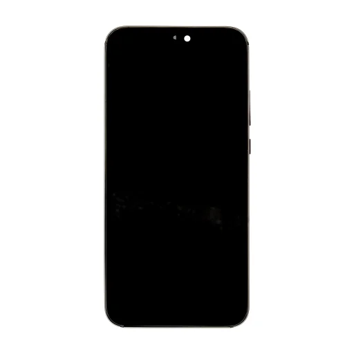 LCD kijelző + Érintőegység + Előlap Huawei P20 Lite Fekete (Logo nélkül) - 1