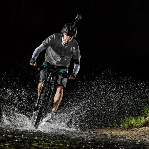 GoPro sisak rögzítő kiegészítők szett GoPro, DJI, Insta360, SJCam, Eken sportkamerákhoz (GoPro biciklis sisak állvédő tartó) - 2