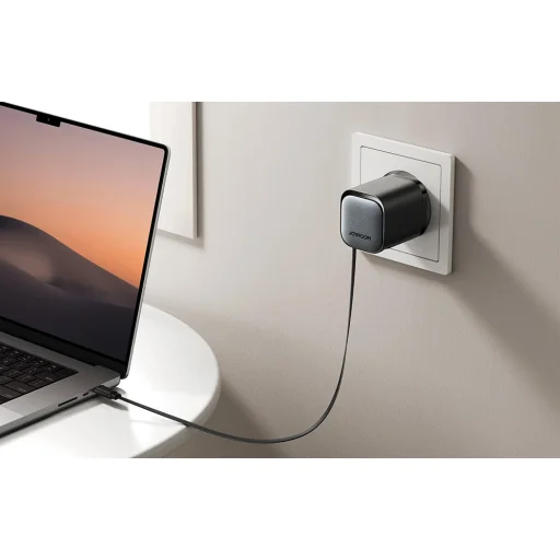 Joyroom TCL02 GaN 65W Töltő visszahúzható kábellel-Bl - 2