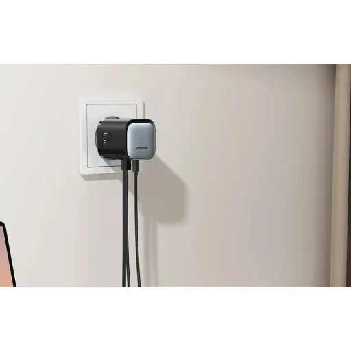 Joyroom TCL02 GaN 65W Töltő visszahúzható kábellel-Bl - 3