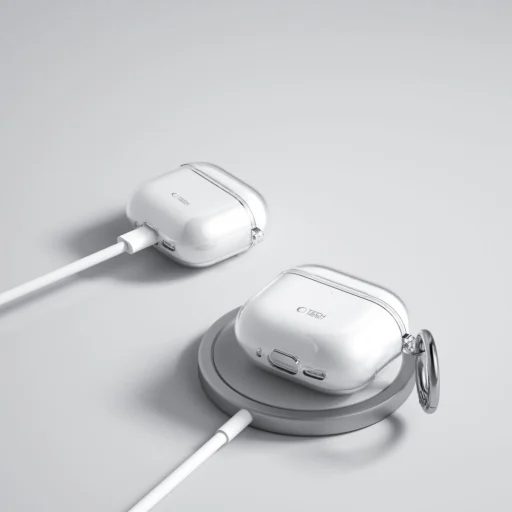 APPLE AIRPODS 4 TECH-PROTECT FLEXAIR átlátszó tok - 6