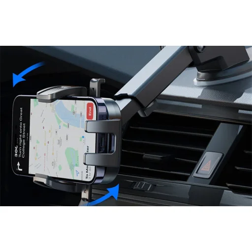 Joyroom JR-OK6 Autós Telefontartó tapadókorongos műszerfelra (fekete) - 3