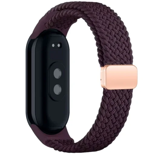 TECH-PROTECT NYLONMAG XIAOMI SMART BAND 8 / 9 / NFC DARK CHERRY szíj - 2