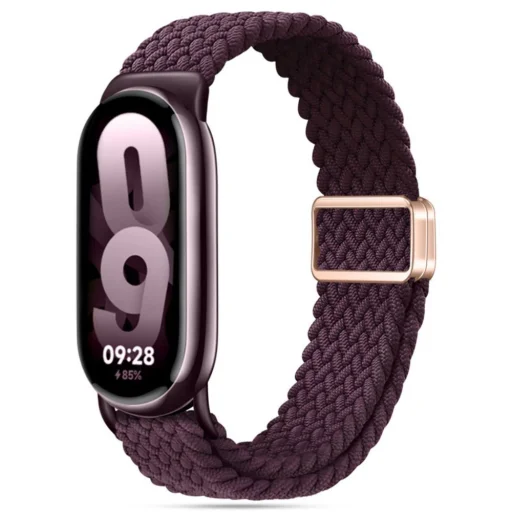 TECH-PROTECT NYLONMAG XIAOMI SMART BAND 8 / 9 / NFC DARK CHERRY szíj - 1