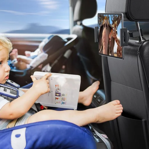 TECH-PROTECT V3 Fejtámla Autós Tartó Fekete - 8