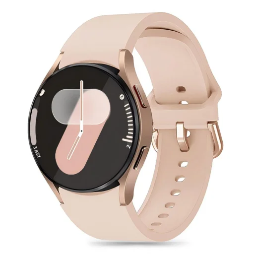 TECH-PROTECT SILICONE SAMSUNG GALAXY WATCH 4 / 5 / 5 PRO / 6 / 7 / FE CAFFE LATTE óraszíj - 1