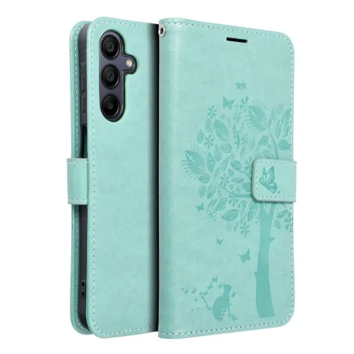 MEZZO fliptok SAMSUNG A15 4G / A15 5G fa zöld tok - 12