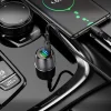 Borofone autós töltő BZ30 Absolute - USB + Type C - QC 3.0 PD 30W 3A Type C to Type C kábel átlátszó-fekete thumbnail