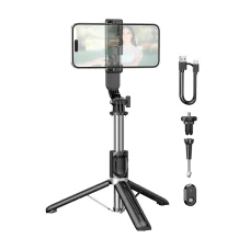 Borofone Selfie Bot BY12 Diva bluetooth selfiebot távirányítóval fekete