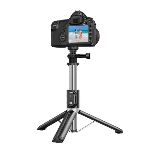 Borofone Selfie Bot BY12 Diva bluetooth selfiebot távirányítóval fekete - 2