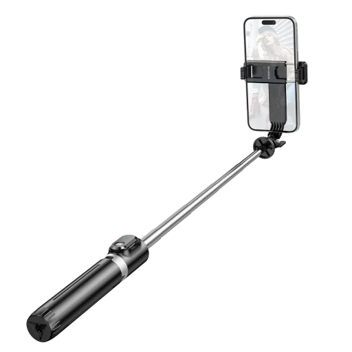 Borofone Selfie Bot BY12 Diva bluetooth selfiebot távirányítóval fekete - 5